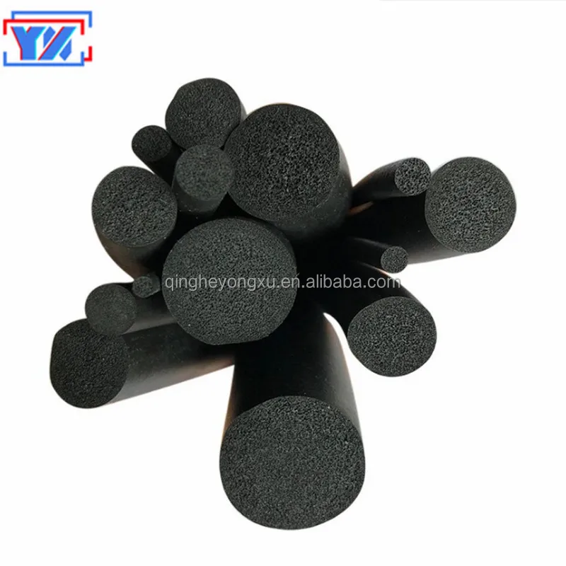 factory supply EPDM round foam sealing strip/spo<i></i>nge rubber ring cord