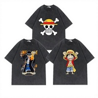 32 T-shirts décontractés unisexes de bonne qualité, imprimés numériquement avec des personnages d'anime, tricotés, à séchage rapide, Monkey D Luffy, Roronoa Zoro, Sanji, Saber