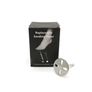 Papel de lija de disco de Podo redondo reemplazable, almohadilla de lijado de 15mm, 20mm, 25mm y 35mm de diámetro para Lima de pie de pedicura - Product Image 5