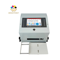 Wiseprint Imprimante à jet d'encre intelligente de bureau à écran tactile de 5 pouces Impression statique d'images et de textes pour imprimante de cartes