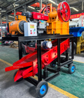 Concasseur à mâchoires compact PE150x250 avec criblage pour le concassage du granit, concasseur diesel, concasseur à mâchoires pour quartz