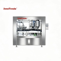 Ligne de production de machine de remplissage rotative entièrement automatique de haute précision 3-en-1 pour la bière, les sodas et les boissons gazeuses