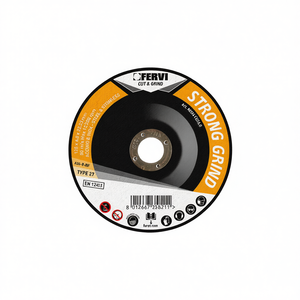 Disque de meulage Fervi Strong Cut 125x6x22.23mm Acier Inoxydable Type 27 - Product Image 2