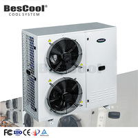 Tout-en-un 3P 4P 5P 6HP nouvelle machine de réfrigération équipement complet de stockage frigorifique compresseur de congélation pour le stockage en chambre froide
