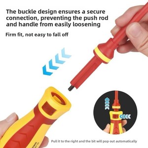 Insulated <b>Screwdriver</b> <b>Set</b> for Electricians High Voltage Safety Slotted Professional Electrical Kit 6136 Exclusive for Cross-bord - Product Image 3