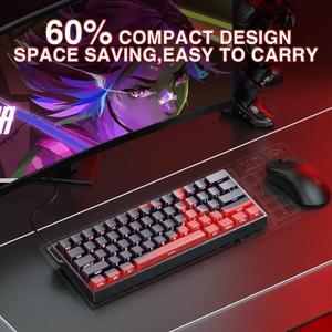 Prodotto di Punta AULA WIN60HE Edizione MAX, <span class=keywords><strong>Tastiera</strong></span> Cablata RGB con 60 Tasti, Asse Magnetico Wing Chun, per <span class=keywords><strong>Gaming</strong></span> e Ufficio - Product Image 6