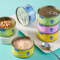 Aliments humides pour chats en conserve Friandises Aliments humides pour chats en conserve Fabricant d'aliments pour animaux de compagnie VIANDE ET SOUPE 85g