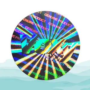 Biểu tượng tùy chỉnh Made nhãn Holographic Sticker cầu vồng hiệu ứng tùy chỉnh ba chiều Sticker