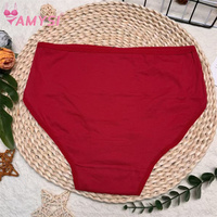 Z004 #   Culotte Femme Grande Taille XL XXL XXXL en Coton de Qualité 100% Anti-Bactérien à Taille Haute avec Petits Points Noirs – Tendance Maman
