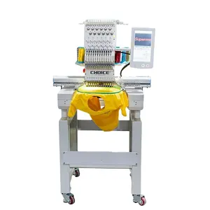 GC-1201EB Good Quality Single Head 12 Needle Computerized Industrial Embroidery Machine