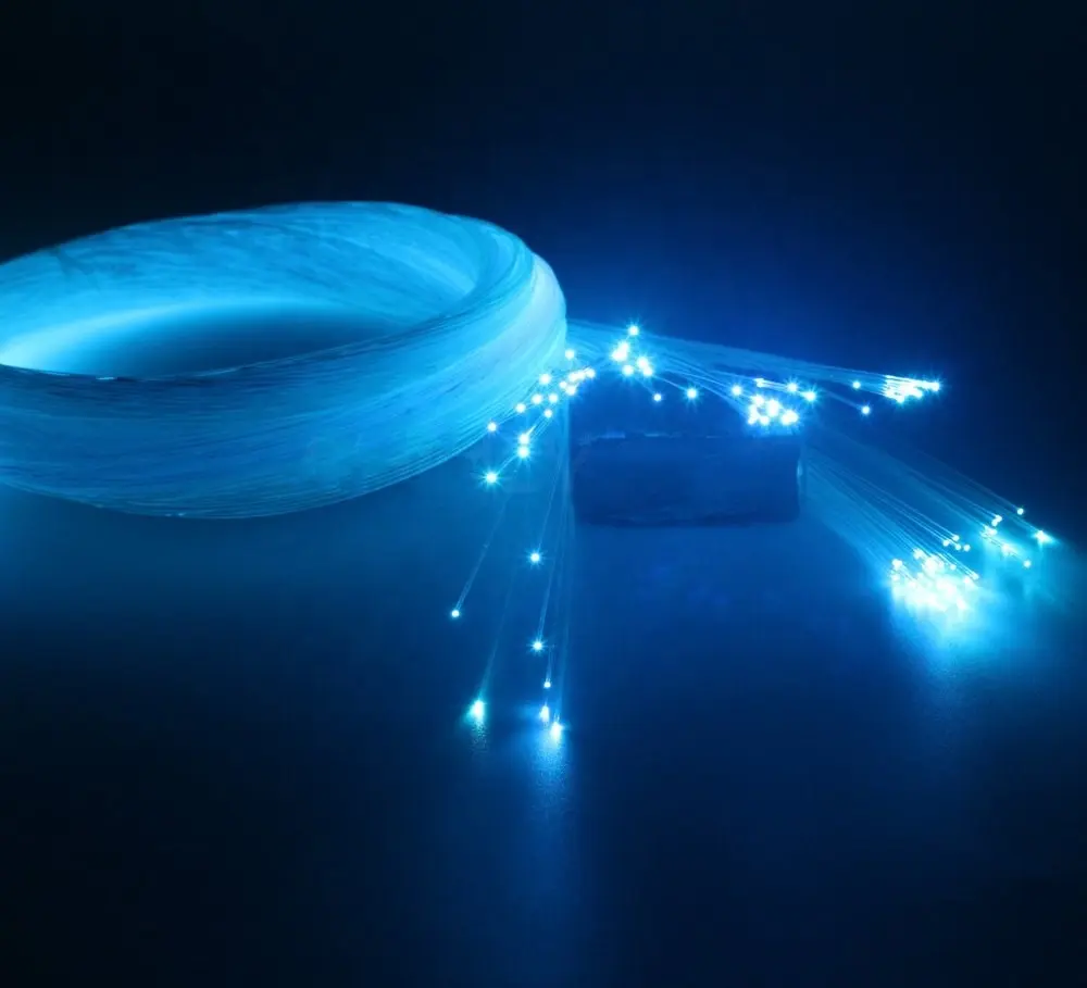 RGBWカラフルLEDプラスチック光ファイバースターシーリングキットライト300pcs 0.75mm 3m長さRGBW光ファイバーキット
