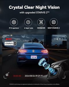 REDTIGER Dealer F7N Pro Caja Negra para Auto, Cámara Dual 4K con WiFi, GPS, Pantalla IPS de 3.18 Pulgadas, 170° Cámara para Coche de Gran Angular - Product Image 3