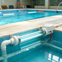Module de désinfection de l'eau par UV-C intelligent avec capteur de débit 265 nm, montage en surface pour purificateur d'eau RO