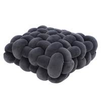 Maison salon chambre bureau tissé nordique décoratif noué canapé chaise Futon coussin noyau souple fil filé coussins