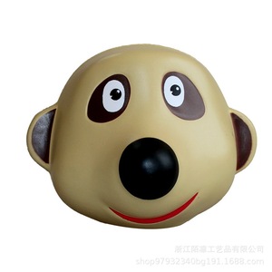 Cartoon Bear Head Shape Animal Pu Foam High <b>Rebound</b> Toy Decoration For 2 To 4 Years Unisex - Product Image 5