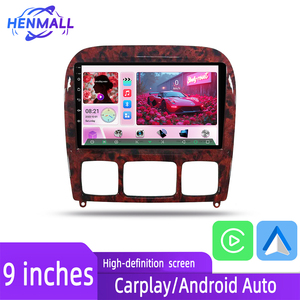 วอลคอมม์9นิ้วหน้าจอ IPS เครื่องเล่นดีวีดีในรถยนต์ระบบแอนดรอยด์สเตอริโอสำหรับรถยนต์ Benz S คลาส1998-2005 <span class=keywords><strong>W220</strong></span> S280 S320 S350 <span class=keywords><strong>S400</strong></span> S430 S500 - Product Image 1