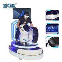 Jeu de simulateur Vr, technologie de réalité virtuelle, argent Future, 9d, pour divertissement de parc d'arcade, moto