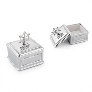 Winko KIDVENTURE Moderna y Elegante Caja de Recuerdos de Metal de Aleación de Zinc Ecológica y Duradera con Forma de Mini Rueda de la Fortuna para Joyas y Adornos, 10 Piezas - Product Image 1