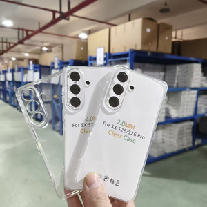 Fundas Transparentes para Teléfono Celular <span class=keywords><strong>de</strong></span> 2.0mm para <span class=keywords><strong>Samsung</strong></span> S26 Ultra S26 Pro S26 Edge, Cubierta Transparente <span class=keywords><strong>de</strong></span> TPU <span class=keywords><strong>a</strong></span> Prueba <span class=keywords><strong>de</strong></span> Golpes, <span class=keywords><strong>Precio</strong></span> <span class=keywords><strong>de</strong></span> Fábrica - Product Image 4