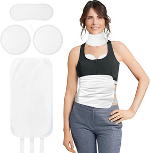 Compresa de Aceite de Ricino Reutilizable para Estómago, Cuello, Senos, Vientre y Hígado, Kit de Compresas de Aceite de Ricino con Correas Ajustables - Product Image 1