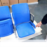 Sièges de stade rétractables de haute qualité pour l'extérieur et l'intérieur, en HDPE, pour événements sportifs