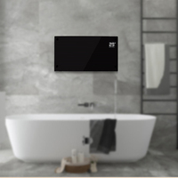 Vente en gros convecteur électrique à convection portable mural en verre pour intérieur