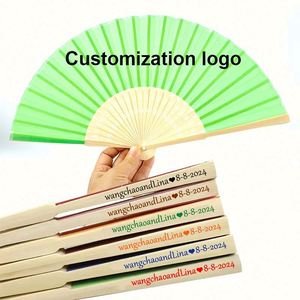 Antique Style Brown Hand Fans Eco-Friendly Folk Art Bamboo Crafts Animal Painting <b>Patterns</b> Promotional Bamboo Straws Included - Product Image 2