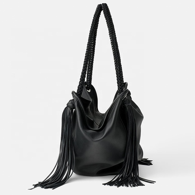 Bags Women Handbags Ladies Shoulder Crossbody, Vegan Leather Fringe Tassel Shoulder Hobo Bag for Women,  Vintage Women Handbag
