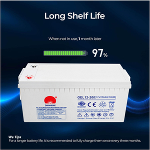 <span class=keywords><strong>Batterie</strong></span> de stockage AGM rechargeable VRLA sans entretien, <span class=keywords><strong>gel</strong></span> scellé, cycle profond, 12V 200AH, <span class=keywords><strong>pour</strong></span> système solaire UPS, alimentation de secours <span class=keywords><strong>pour</strong></span> <span class=keywords><strong>camping</strong></span>-<span class=keywords><strong>car</strong></span> et marine - Product Image 4