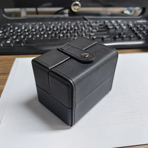 Scatola Porta Orologi da <span class=keywords><strong>Uomo</strong></span> di Lusso Personalizzata con Design a Due Ante per Organizzazione e Conservazione - Product Image 3
