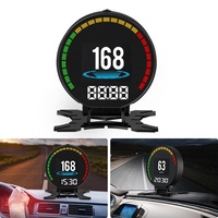 P15 OBD2 Smart Digital Meter mit TFT-Display, Auto-Diagnosegerät, Plug & Play, Geschwindigkeit, Drehzahl, Temperatur, Kraftstoffverbrauch