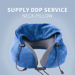 Memoria usable impermeable Cervical avión almohada cómoda en forma de U viaje cuello almohada Cancelación de ruido para acampar - Product Image 5