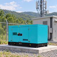Generator Diesel Pendingin Air Senyap Off Grid 3 Fasa Mesin FAW untuk Rig Pengeboran Ladang Minyak