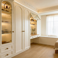 Armoire sur mesure XINGRUO de style provincial français, avec portes battantes, design européen moderne, grande capacité
