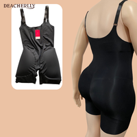 Bodysuit Gainant Rembourré Sans Couture Rehausseur de Hanches et Fesses Lisse Ventre Invisible