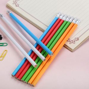 Crayon en bois personnalisable avec logo, 7 pouces, mine HB 2B 2H, cadeau promotionnel pour la rentrée scolaire, crayon en bois personnalisé avec gomme - Product Image 2