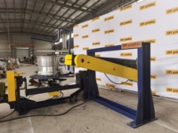 Machine de polissage de rénovation de surface de jante de roue de camion lourd de fabricant professionnel avec CNC