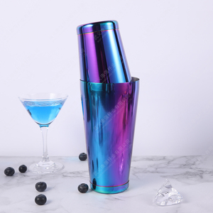 Bộ Dụng Cụ Tự Làm Sang Trọng Tại Nhà Quán <span class=keywords><strong>Bar</strong></span> Tùy Chỉnh Bộ Dụng Cụ Quán <span class=keywords><strong>Bar</strong></span> Bằng Thép Không Gỉ Màu Vàng Hồng Bình Lắc Cocktail Mạ Điện Cho Nhân Viên Pha Chế - Product Image 2