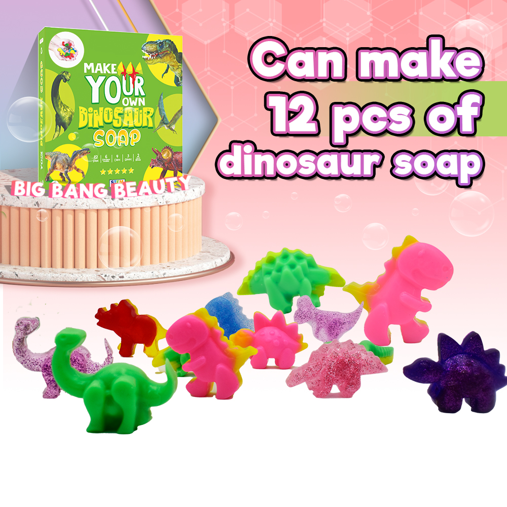 Kit per fare sapone dinosauro