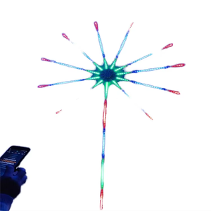 LED Strip giáng sinh Lights với âm thanh đồng bộ Pin hoạt động và điều khiển từ xa cho đêm hiển thị và âm nhạc Torch - Product Image 2