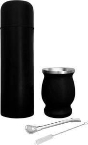 Ensemble complet de tasses à thé Yerba Mate Gourd Cadeau réconfortant pour les amateurs de boissons Mate Kit Yerba Mate moderne - Product Image 2