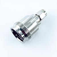 Conector Coaxial RF 4,3-10 hembra a SMA macho, adaptador para comunicación, bajo PIM, proveedor Chino