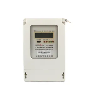 Dts6666 Drie Fase Communicatie Watthour Meter Met Rs485 Kwh Meter Lcd-Scherm Voor Nationale Net Elektrische Energie Meter