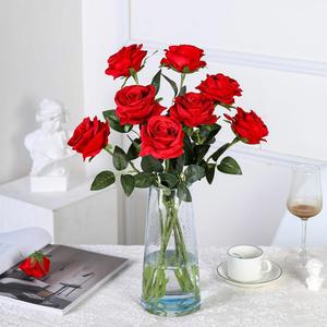 Wholesale High Quality Realistic Moisturizing Touch Peony Flower Wedding & Mother's Day Decoration <b>Red</b> <b>Silk</b> Artificial Flowers - Product Image 2