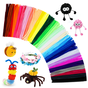 Pipe Cleaners <b>Roll</b> White Soft Pink Pipe Cleaner Chenille Craft <b>Kits</b> 100pcs Multi-Color Chenille Stems Craft Supplies - Product Image 1