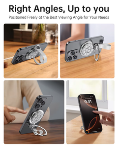 Super prix porte-anneau de qualité énorme H7 support à ventouse sous vide multi-surfaces cuisine utiliser poignée de téléphone magnétique - Product Image 3