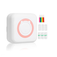 Printer ponsel termal Mini 57mm portabel untuk anak-anak label termal hitam & putih warna-warni pabrik untuk penggunaan foto rumah