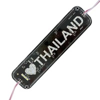 YD LED feu stop clignotant clignotant 12V moto Scooter feu arrière indicateur d'arrêt voyant d'avertissement divers Styles universel