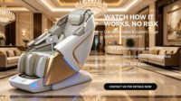 Silla de Masaje L50S Directa de Fábrica con Riel SL Extendido de Doble Núcleo 3D 4D, Doble Calefacción y Airbag Completo para Hogar, Hotel, SPA, OEM, ODM
