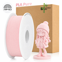 Filamen Printer 3D PLA Pure 1.75mm 1KG Akurasi Dimensi +/- 0.02mm 1kg Filamen Cocok untuk Printer 3D Bambu Lab